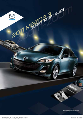 2011 Mazda 3 Hatchback Smart Start Guide